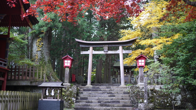 神社一隅